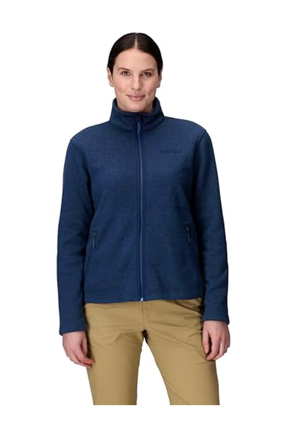 WOMEN'S DROP LINE JACKET - WOMEN L - ARCTIC NAVY HEATHER