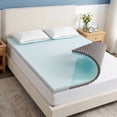 thumbnail image 1 of MARNUR 2 Inch Egg Crate Mattress Topper Queen, Reversible Memory Foam Mattress Topper with Soft & Firm Sides, Breathable Design for Pressure Relief, 60" x 80", 1 of 12