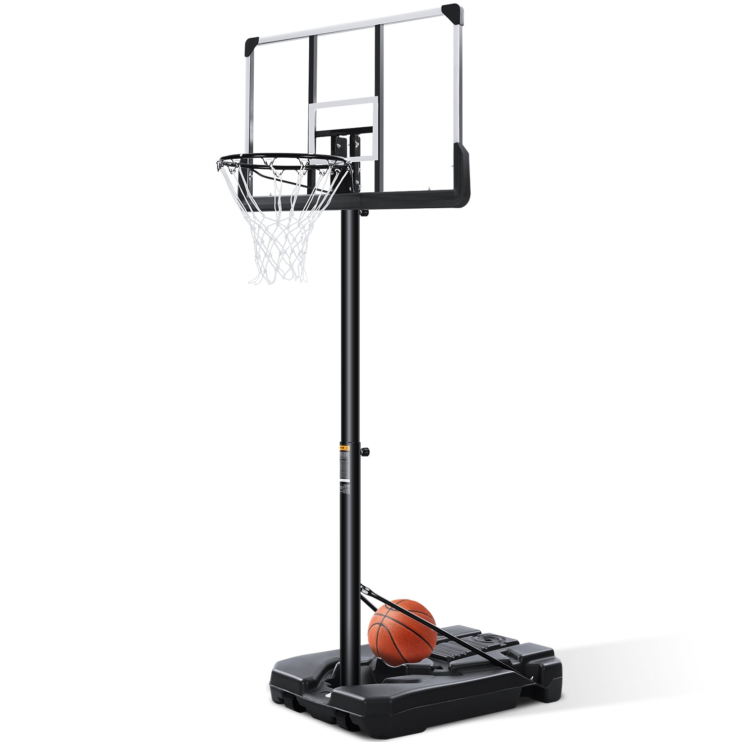 MARNUR Basketball Hoop 44'' Portable Basketball System Height