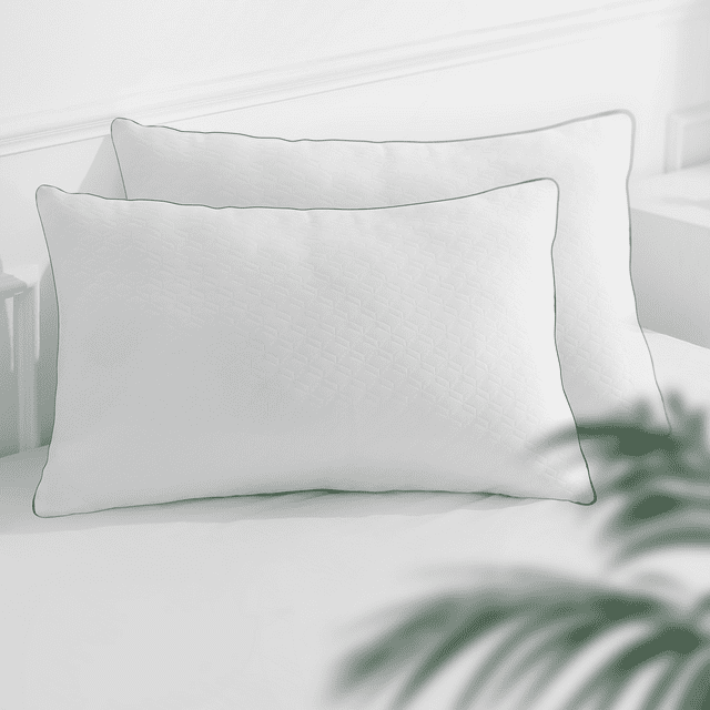 MARNUR 2Pack Queen Size Bed Pillows, Cluster Quality Comfort for All