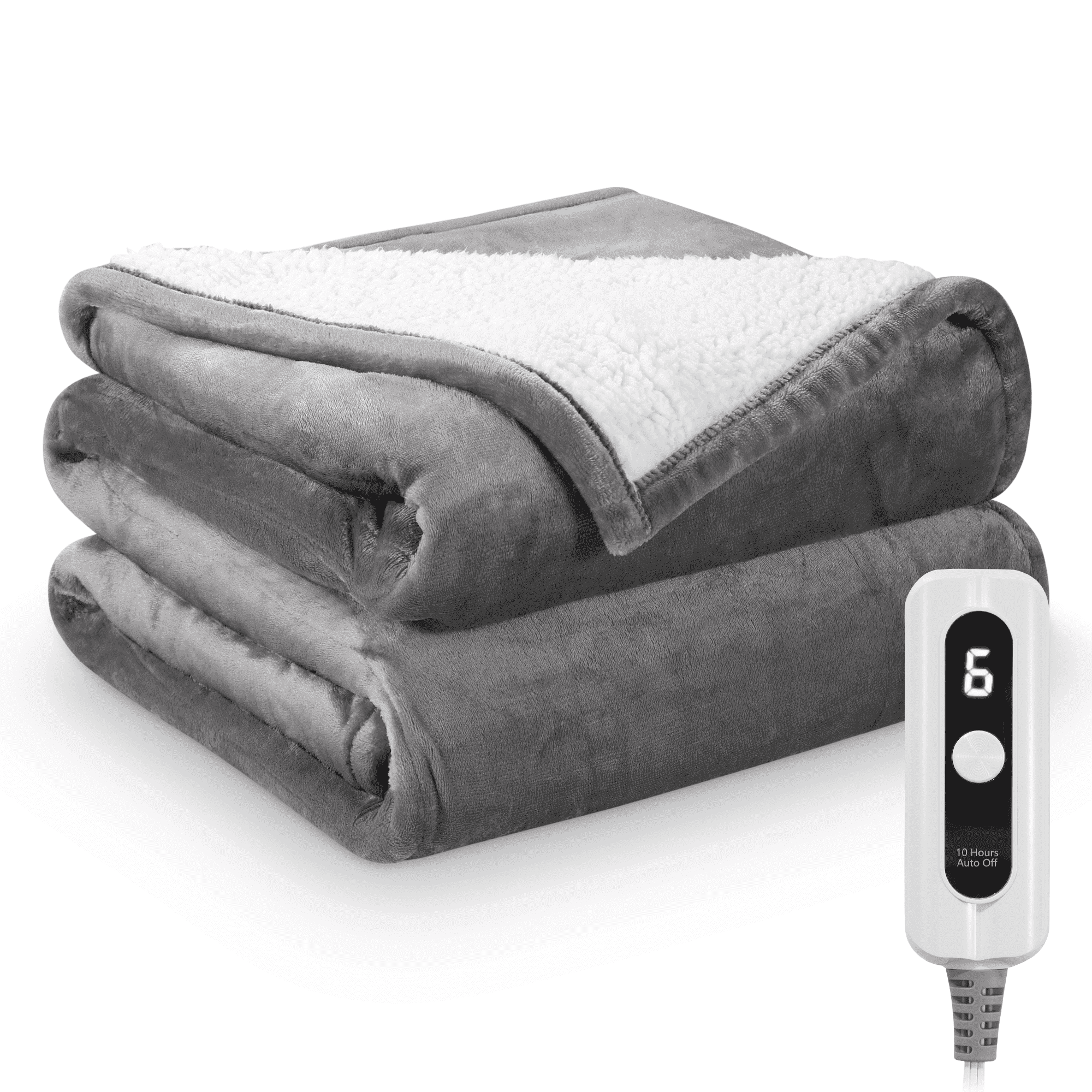 Serta Fleece Heated Blanket with Programmable Digital