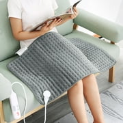 MARNUR Heating Pad for Full Body, 18''x33'' Extra Large with 2 Hours Timer, Gray