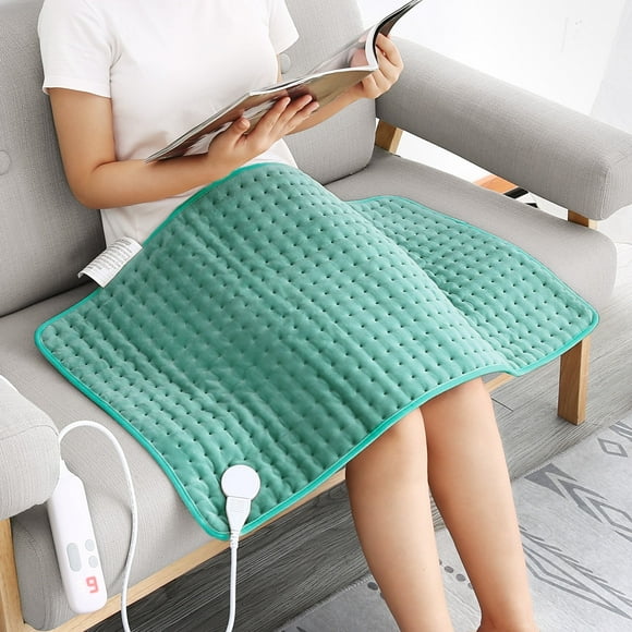 MARNUR Large Heating Pads, 18"x33" Extra Large Super Soft Heating Pad, 2 Hours Timer, 6 Temperature Settings, Fast Heating for Neck Back Shoulder Relief and Cramps