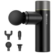 MARNUR Mini Massage Gun, Portable Handheld DeepTissue Massager, Quiet & Lightweight Palm, Sized Design, Black