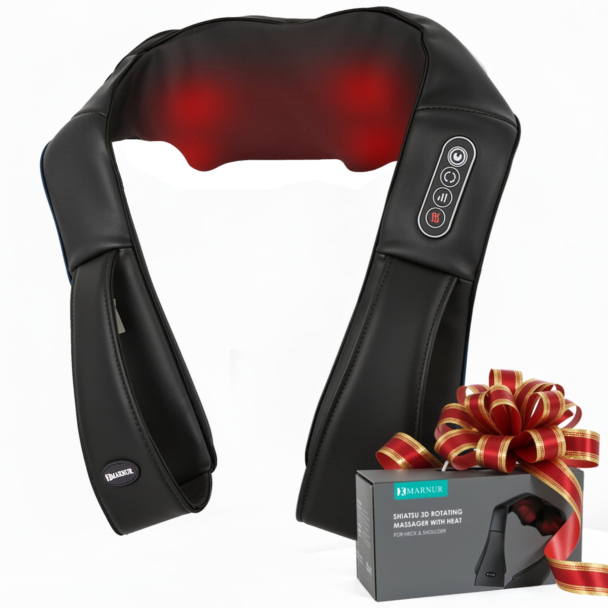 MARNUR Neck and Shoulder Massager, 3D Deep Tissue Kneading Shiatsu