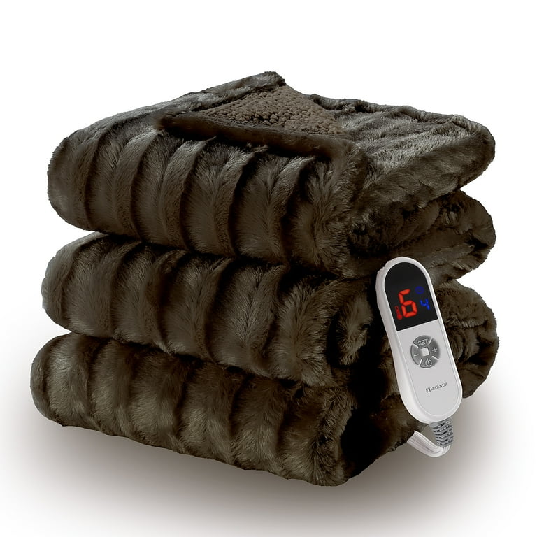 Electric Throw Blanket Large Size 60 x 70
