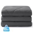 thumbnail image 1 of MARNUR Weighted Blanket for Adults 12lbs, 48" x 72" Twin Size Heavy Blanket, Cooling & Breathable with Premium Glass Beads, Soft Cozy Weighted Blanket for Sleep, Machine Washable, 1 of 11