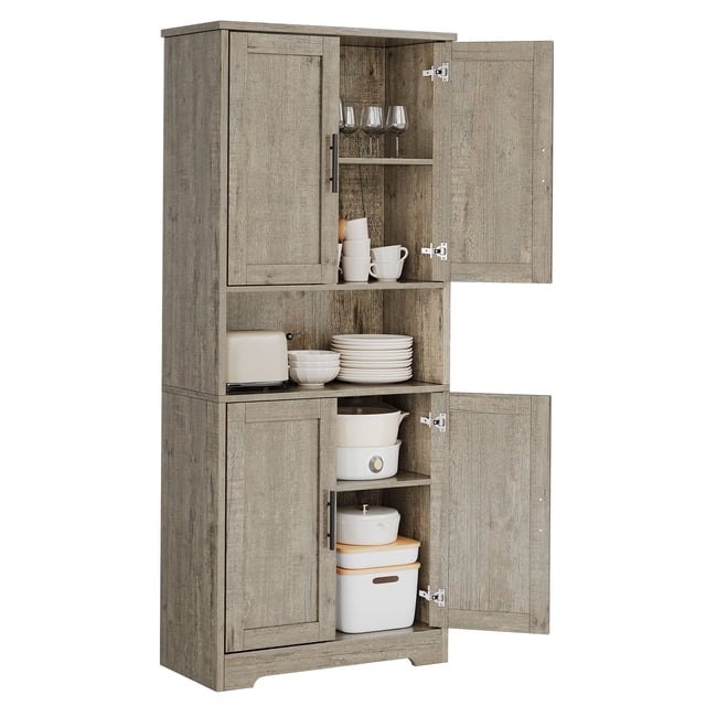 MAROUTE Modern Tall Freestanding Pantry Cabinet – 70