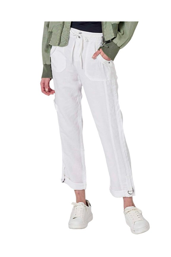 womens  Brooklyn Linen-Blend Pant, 25