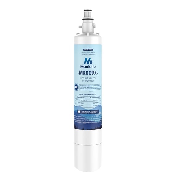 MARRIOTTO Replacement for GE RPWFE, RPWF (Built-in CHIP) Refrigerator Water Filter, Compatible with GFE28GELDS, PFE28KELDS, PFE28KYNFS, GFD28GELDS, GYE22HMKES, GFE28GYNFS, GFD28GYNFS, Pack of 1