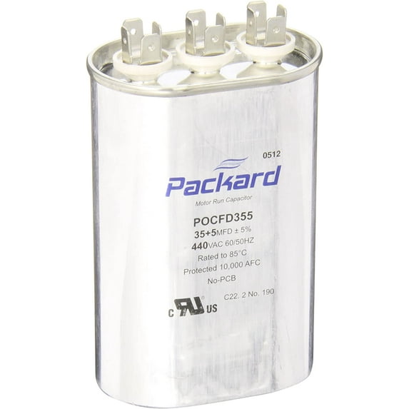 MARS 12185 Electric Motor Run Capacitor (35/5 MFD - 440 V)