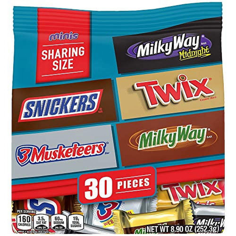 Mars Chocolate Caramel Lovers (M&Ms, Snickers, Twix & Milky Way) Fun Size  Candy Bars Variety Mix 33.87-Ounce 55-Piece Bag