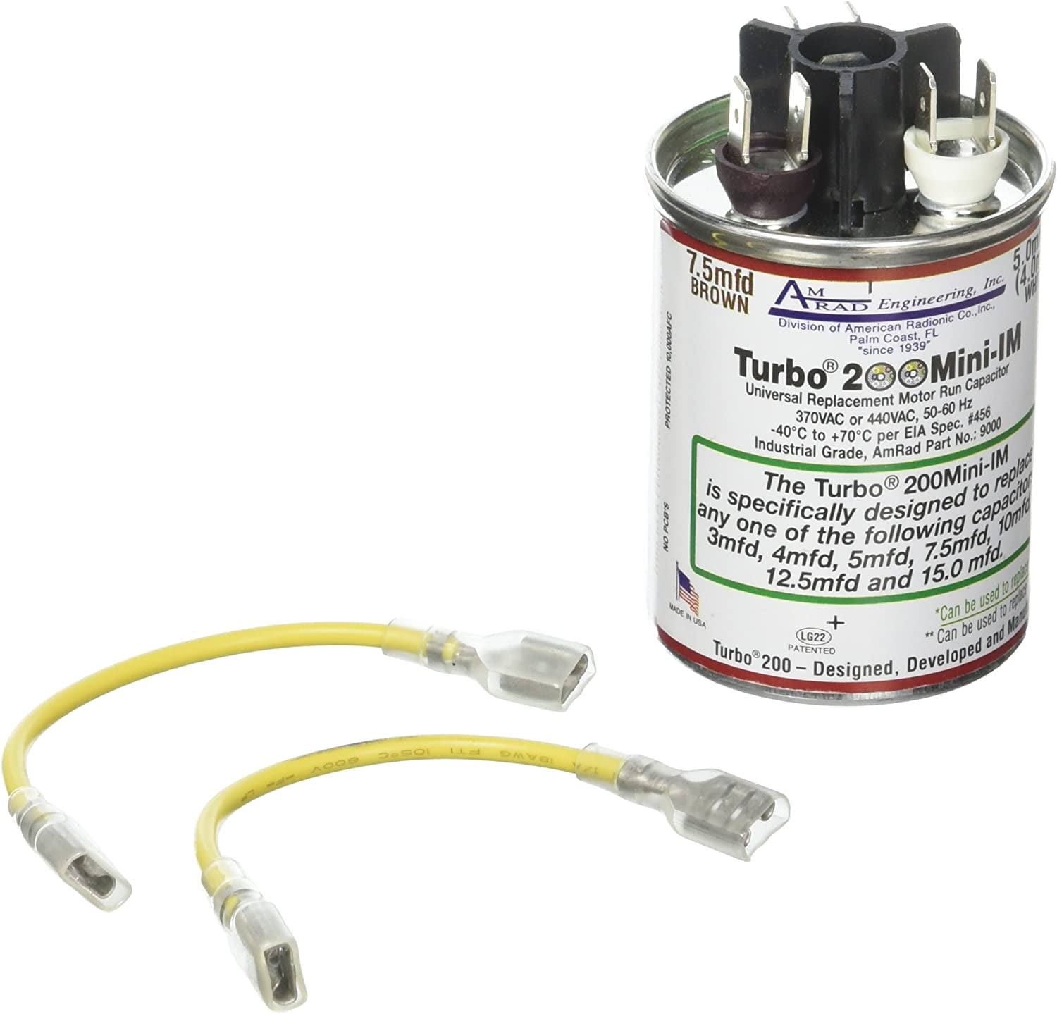 MARS Motors & Armatures 12100 Turbo Mini 200 All in onecapacitor