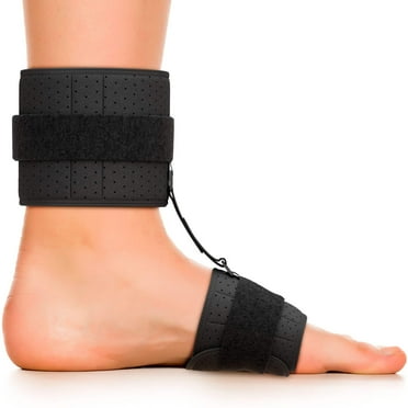 MARS WELLNESS Drop Foot Brace - AFO Splint for Foot Drop Relief and Support - Adjustable, Comfortable Foot Drop Brace Ankle Foot Orthosis - Large/XL