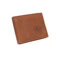 thumbnail image 1 of MARSHAL Genuine Leather RFID Blocking Bass Fish Wallet for Men  Bifold & Trifold Fishing Wallets with Debossing Design Bifold Brown, 1 of 8