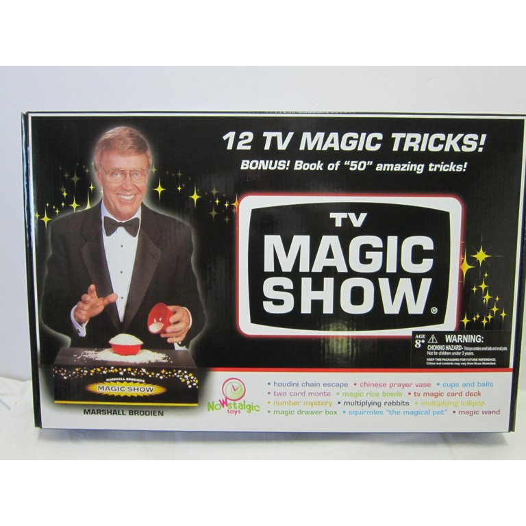 MARSHALL BRODIEN'S TV MAGIC SHOW SET-Magic Cards, Tricks