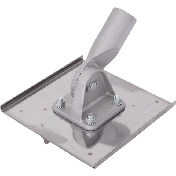 MARSHALLTOWN Chicago Walking Groovers, 8x8" or 10x10" Stainless Steel Blade with Bull Float Bracket, 203mm Length, 203mm Width, 13mm Radius, 19mm Groove Depth, Made in the USA, CG81234W