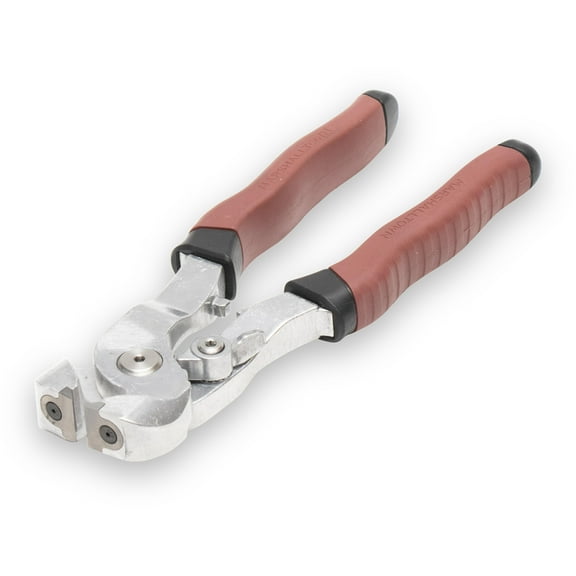 MARSHALLTOWN Straight Tile Nipper, Ceramic, Porcelain, Tungsten Carbide, DuraSoft Handle, Made in the USA, SN1