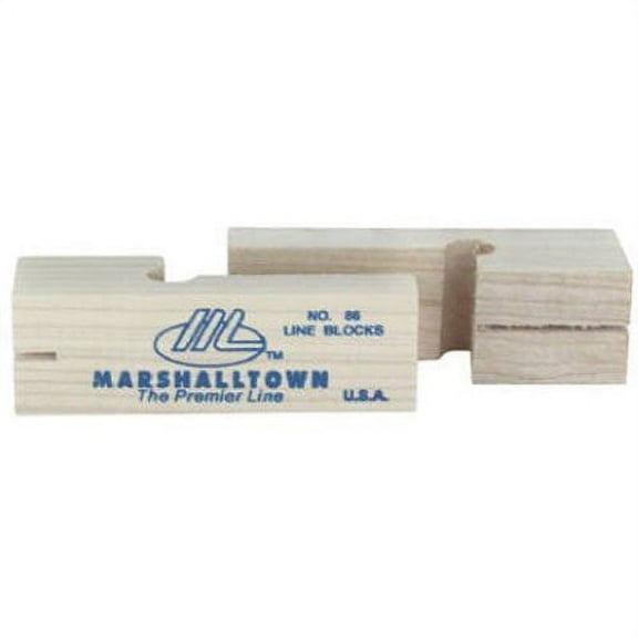 MARSHALLTOWN The Premier Line 86 3-3/4-Inch Wood Line Blocks Pair