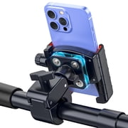 Marsrider 3rd-Gen Anti Vibration Motorcycle Phone Mount Bike Phone Holder, E-Bike Handlebar Cell Phone Holder with Secure Lock, Electric Scooter Phone Holder for Bicycle Stroller Fit 4.7-7 Phone