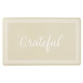 thumbnail image 1 of MARTHA STEWART Bloomfield Grateful Border Kitchen Mat, Comfort Standing Mat, Non-Slip Backing, Water & Stain Resistant, Beige, 18"x30", 1 of 4