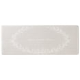 thumbnail image 1 of MARTHA STEWART Bloomfield Home Sweet Home Leaf Frame Kitchen Mat, Comfort Standing Mat, Non-Slip Backing, Water & Stain Resistant, Grey, 18"x48", 1 of 6