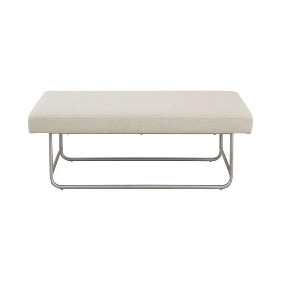 MARTHA STEWART Eve Bench with Ivory Finish MT105-0147