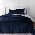 thumbnail image 1 of Martha Stewart Natalie 100% Cotton/Polyester Reversible 3pc Duvet Set-1 Duvet, 2 Pillow Shams, 1 of 4