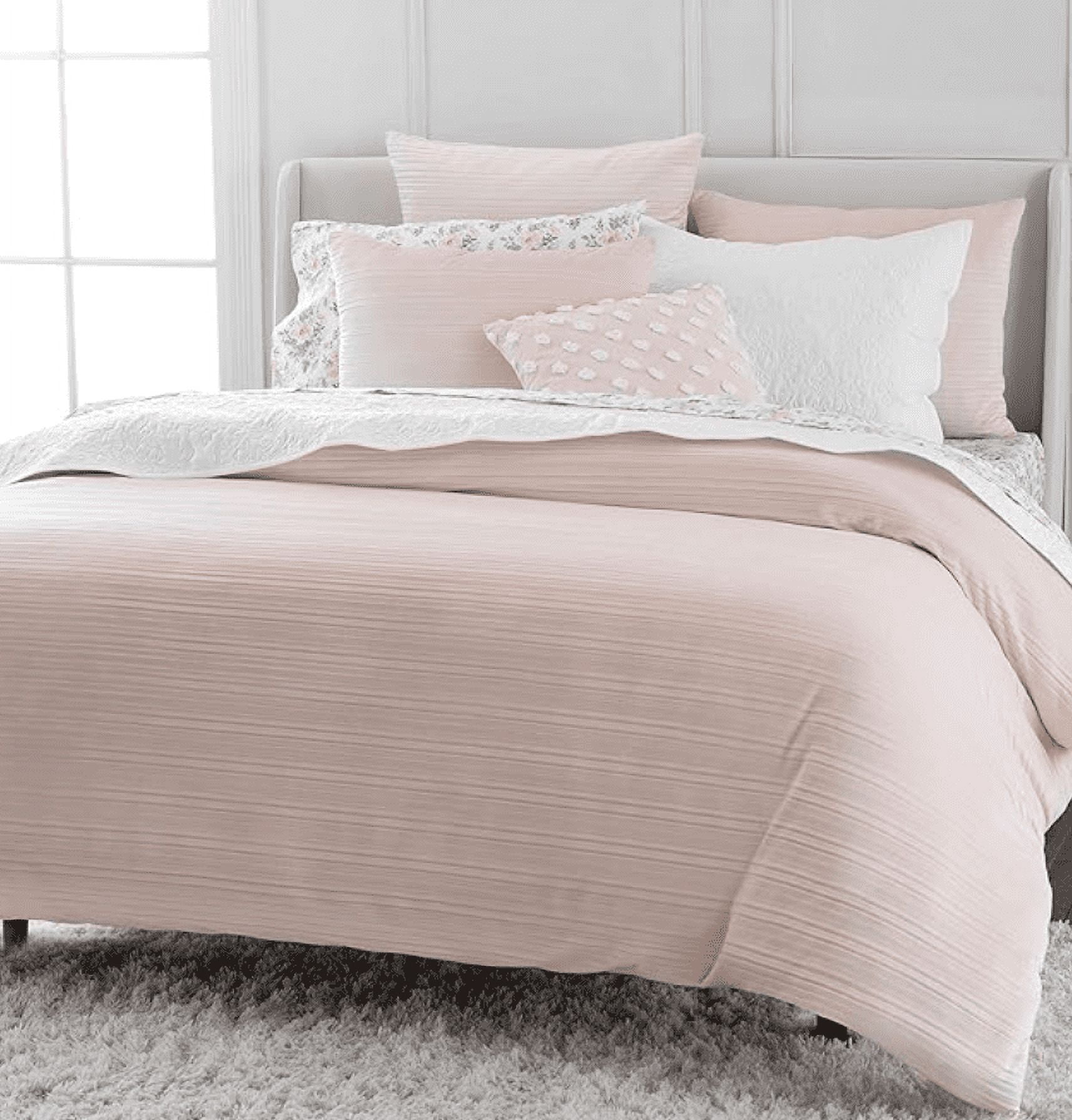 MARTHA STEWART Natalie King Size Duvet, 3 Piece Set-1 Duvet Cover, 2 ...