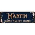 thumbnail image 1 of MARTIN Home Sweet Home Victorian Look 8x24 Metal Sign 108240046368, 1 of 1