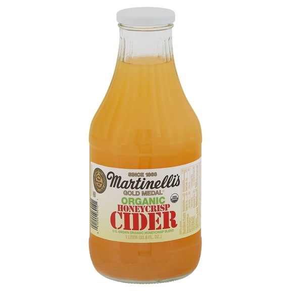 MARTINELLI - Unfiltered Honeycrisp Cider - 33.8 FO, case of 6