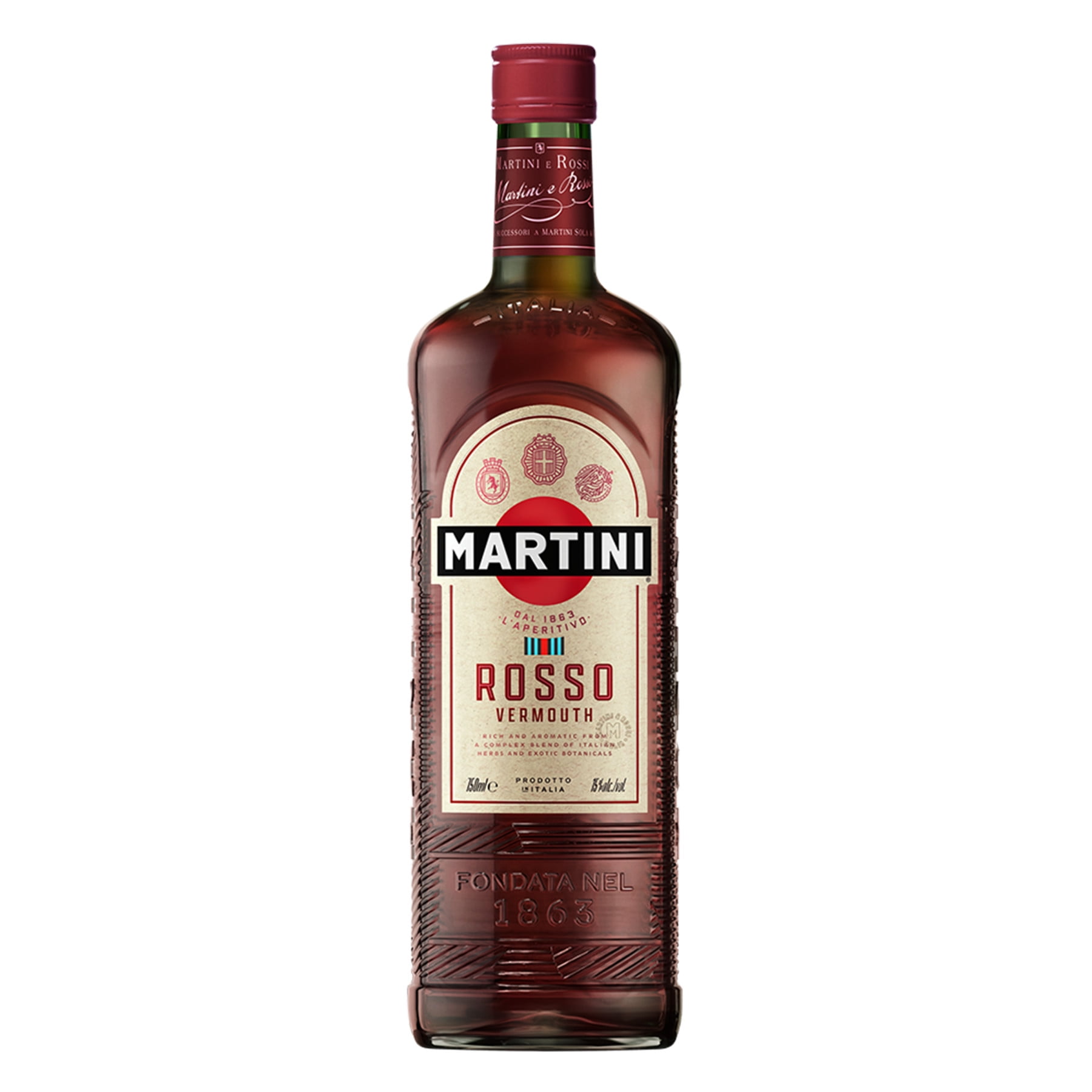 MARTINI & ROSSI Vermouth Cocktail Mixer Italy, 750 ml Bottle, 15.0