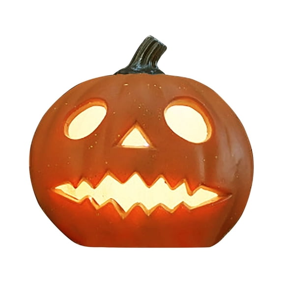 MARTINSHARK Halloween Jack o Lanterns Light Up Pumpkin with LED Bulb Indoor/Outdoor Decorations