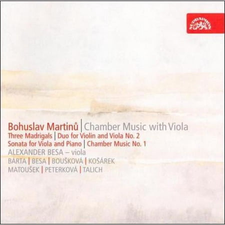 Viola Chamber Music (Besa, Barta, Matousek) Bohuslav Martinu (CD)