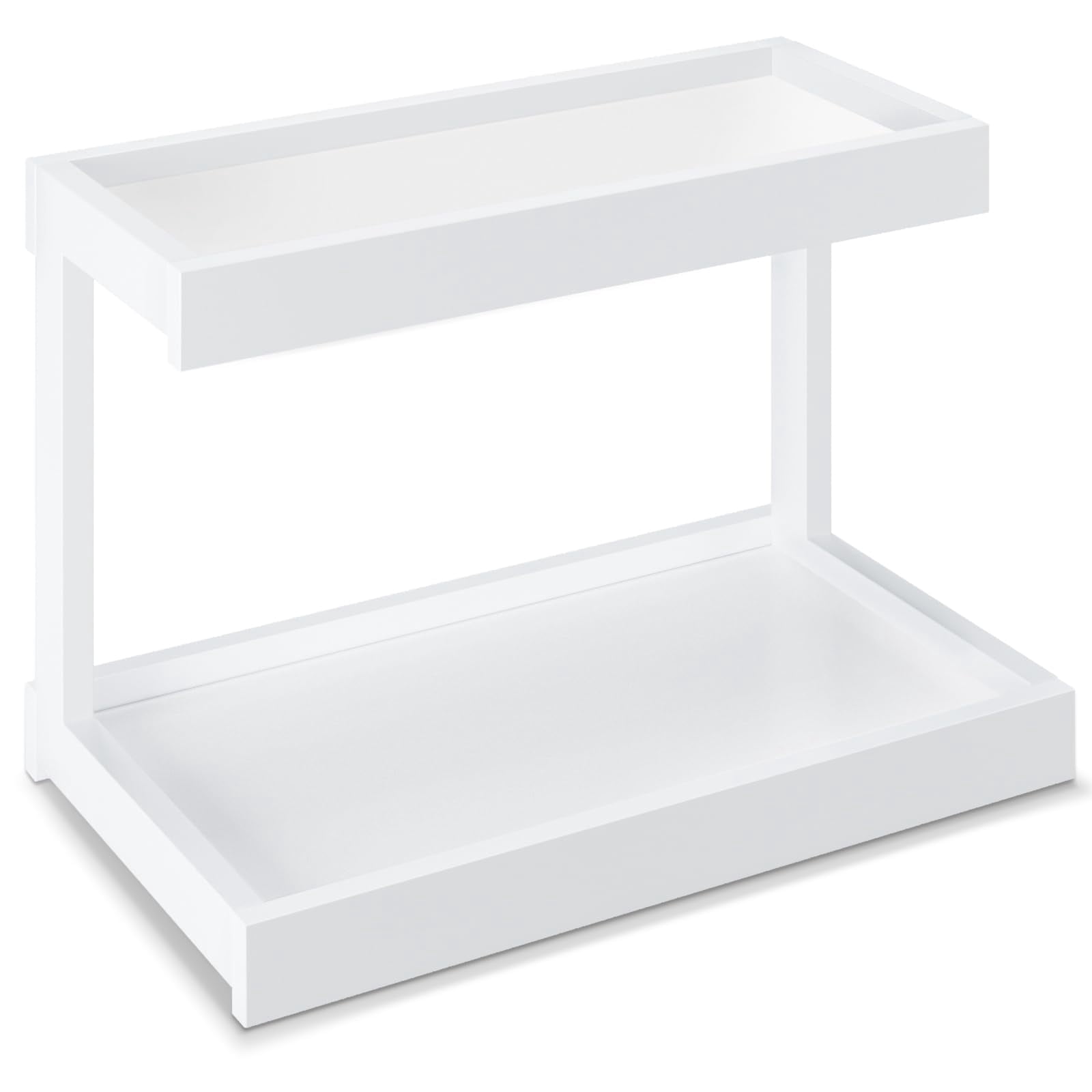 MARTY 2 Tier Spice Rack Organizer for Countertop, 15.8''L White Coffee ...
