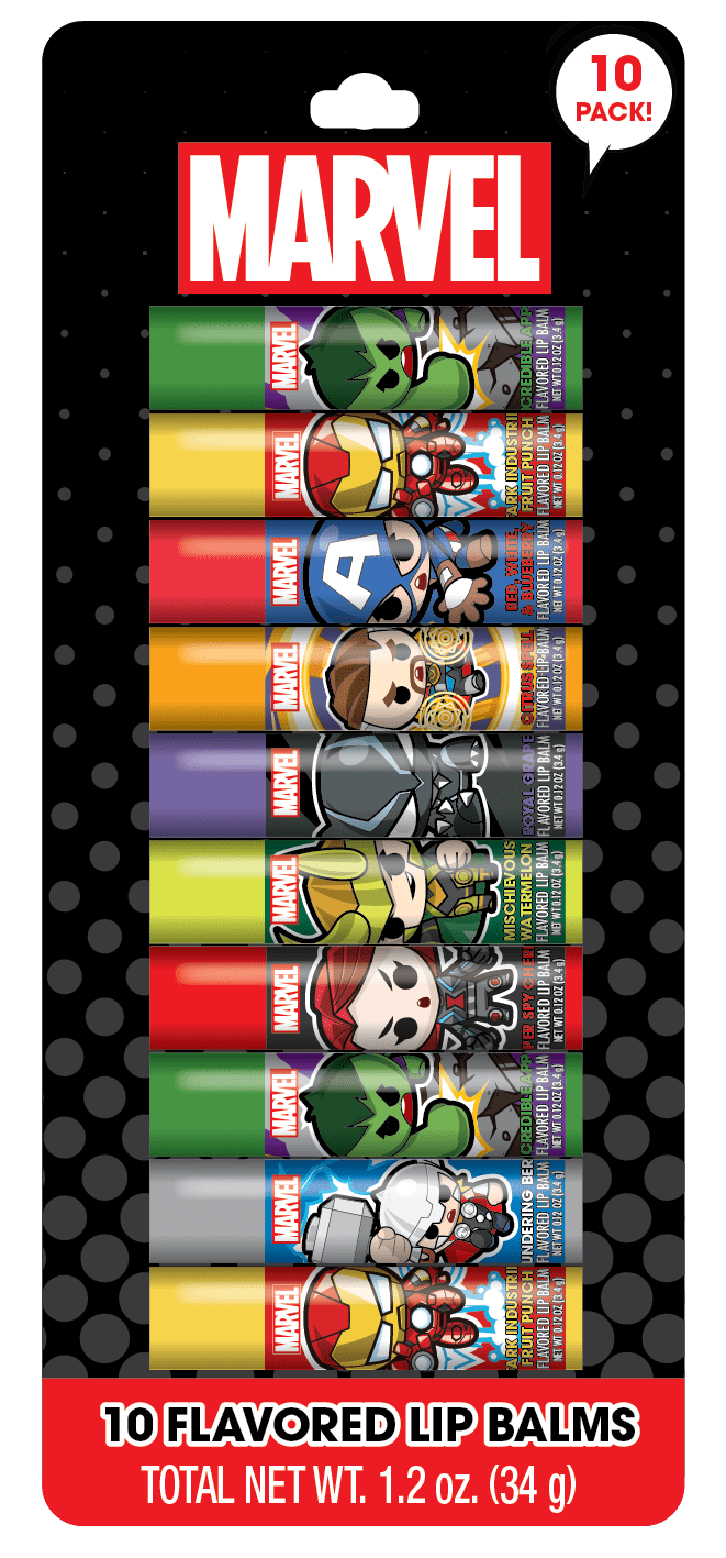 MARVEL 10pk flavored lip balm - Walmart.com
