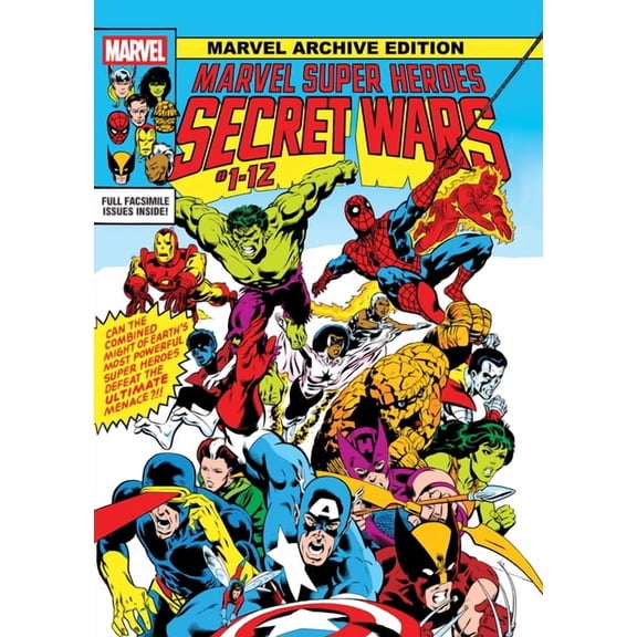 Marvel Archive Edition: Marvel Super Heroes Secret Wars Gallery Edition Mike Zeck Original First Issue Cover, (Hardcover)