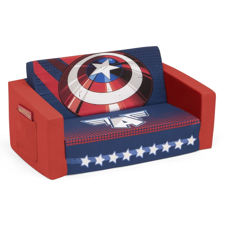 MARVEL Avengers Cozee Flip-Out Sofa - 2-in-1 Convertible Sofa to