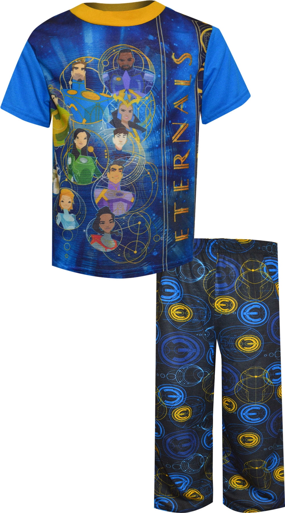 MARVEL Boys' Marvel Comics Eternals Character Lineup Pajamas (4 ...