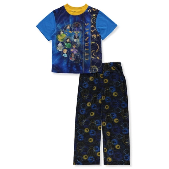 MARVEL Boys Marvel Comics Eternals Character Lineup Pajamas (8)