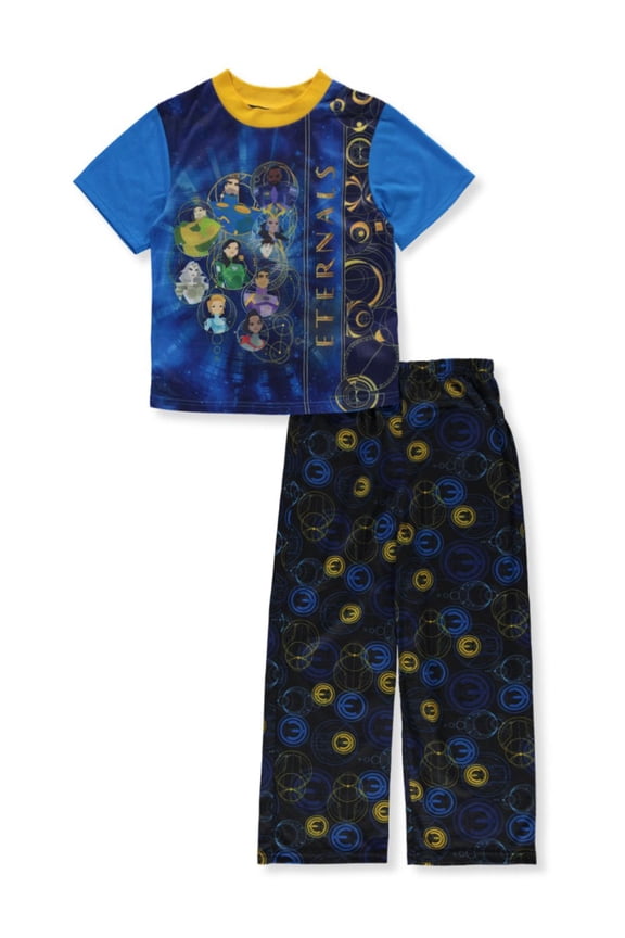 Boys Marvel Comics Eternals Character Lineup Pajamas (8)