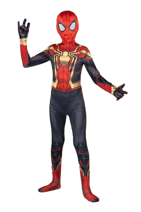 Kids Marvel's Spider-Man Integrated Zentai Suit Costume - Extra Large