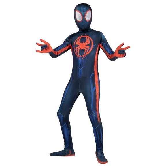 Kids Marvel's Miles Morales Spider-Man Zentai Suit Costume - Small