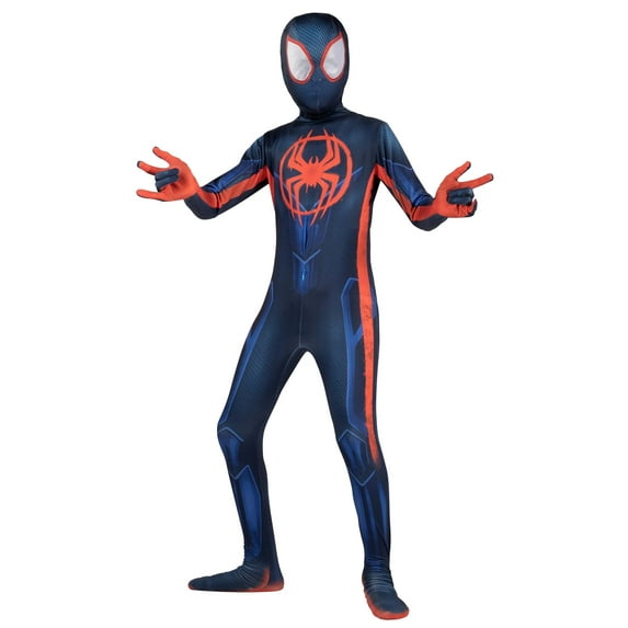 Kids Marvel's Miles Morales Spider-Man Zentai Suit Costume - Extra Large