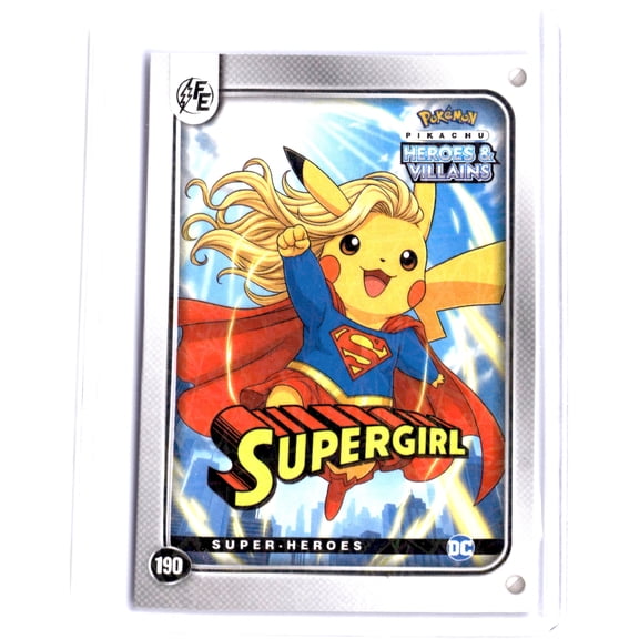 MARVEL/DC Pikachu Supergirl PRIZM #190