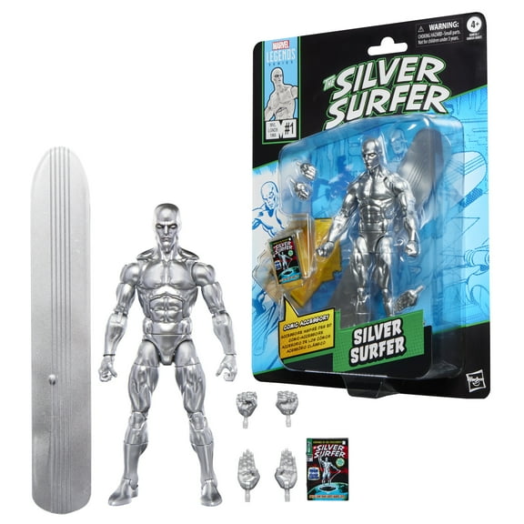 Marvel Legends Series Silver Surfer, Fantastic Four Comics-Inspired Action Figure