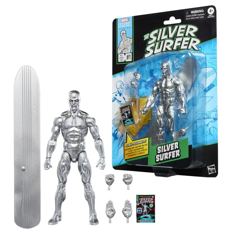 Marvel Legends Series Silver Surfer, Fantastic Four Comics