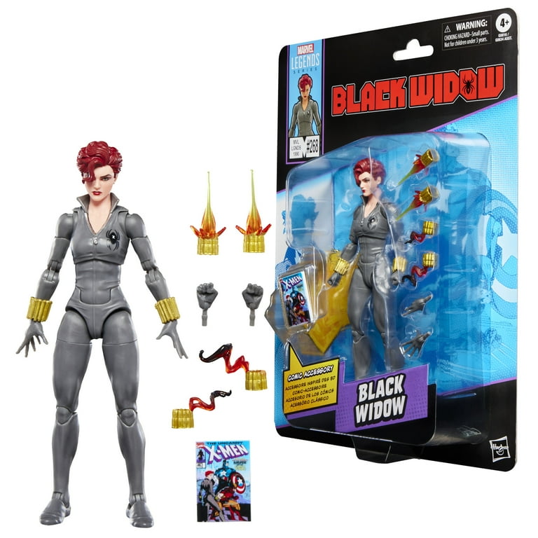 Marvel Legends Series Black Widow, X-Men and Avengers Comics