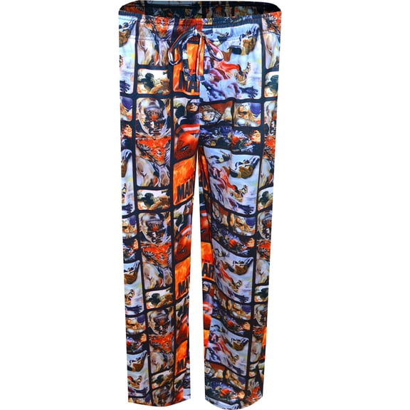 MARVEL Mens Marvel Comics Age of Marvel Movie Scenes Lounge Pants (Medium)