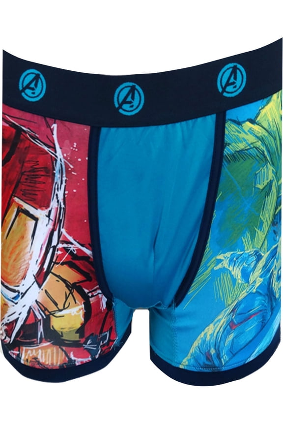 Mens Marvel Comics Avengers Age Of Ultron Performance Wear Boxer Brief (Small)